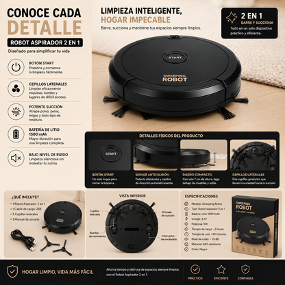 🔥 Promoción de robot aspirador con más del 50 % de descuento 🔥